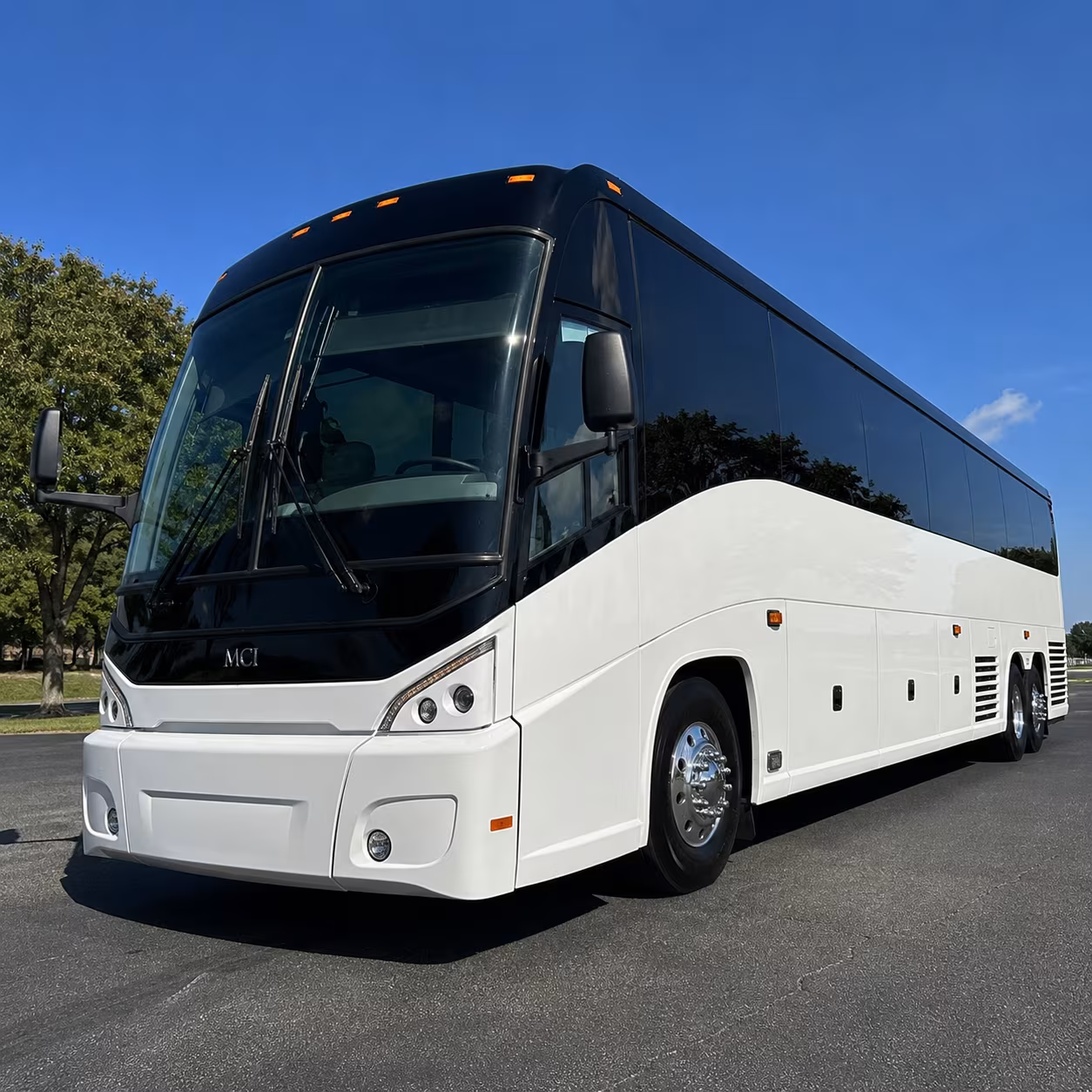 seattle charter bus rental exterior