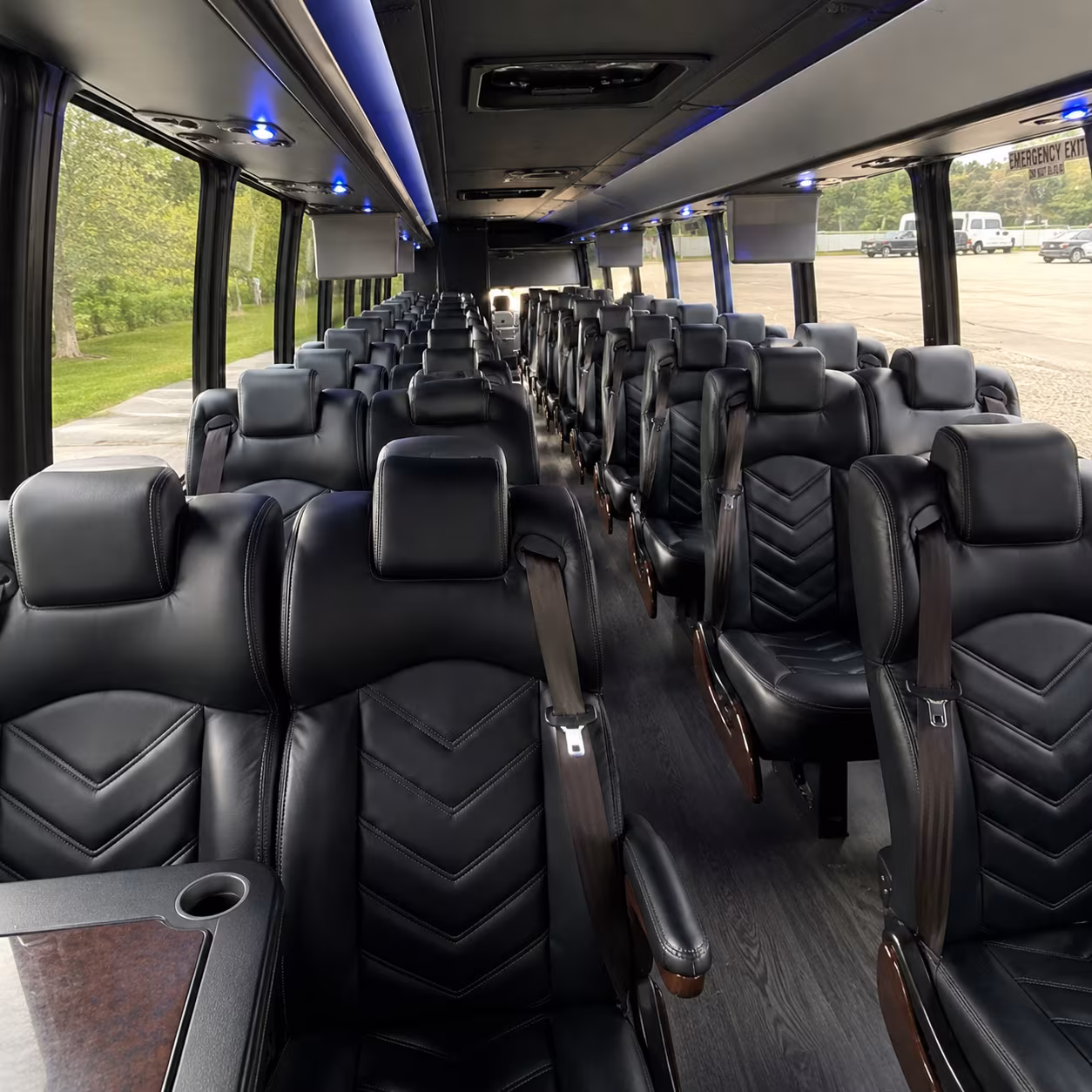 shoreline spacious charter bus rentals for shoreline sporting events