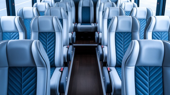 28 passenger minibus inside auburn