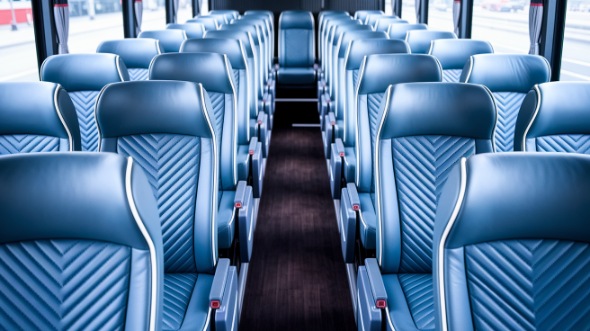 56 passenger charter bus interior auburn